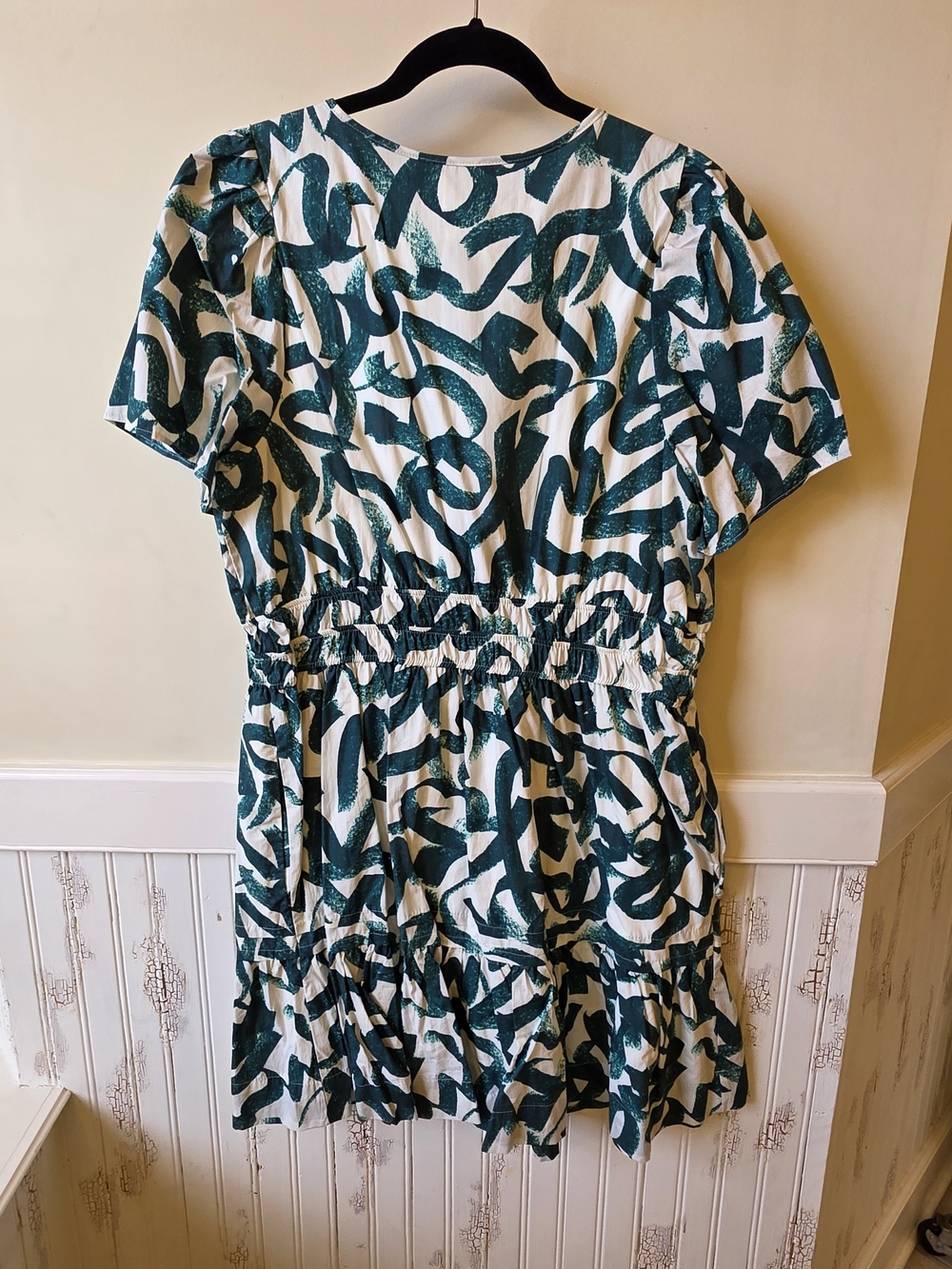 Anthropplogie Somerset Mini In Green Geometric Print - Picture 4 of 4